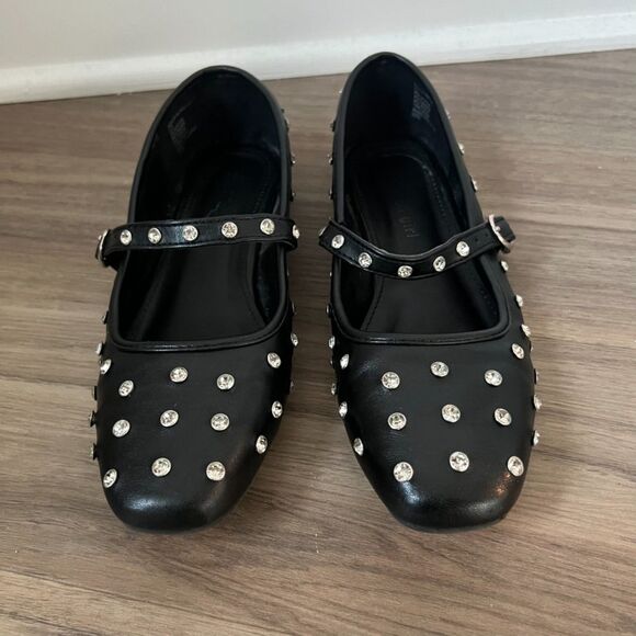 Madden Girl Shoes - Madden Girl Studded Mary Jane Flats
